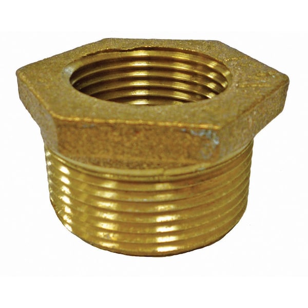 Jones Stephens 2in. x 1-1/4in. Bronze Hex Bushing B74230LF - main